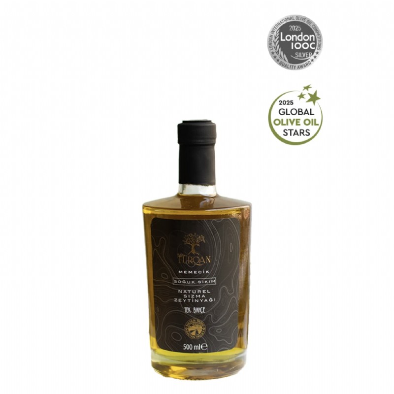 Villa TURQAN Erken Hasat Soğuk Sıkım Memecik Natürel Sızma Zeytinyağı