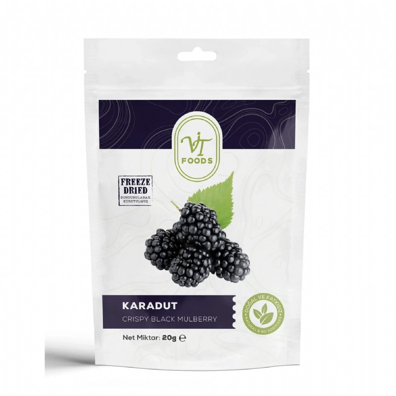 Vit's Gıda Freeze Dry Çıtır Karadut Dilimi
