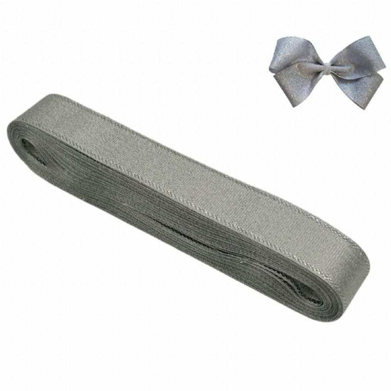 Grogren Gümüş Simli Kurdele