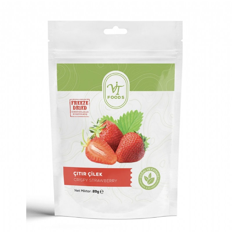 Vit's Gıda Freeze Dry Çıtır Çilek Dilimi