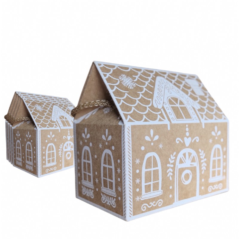 Yılbaşı Ev Tasarımlı Kutu Çanta