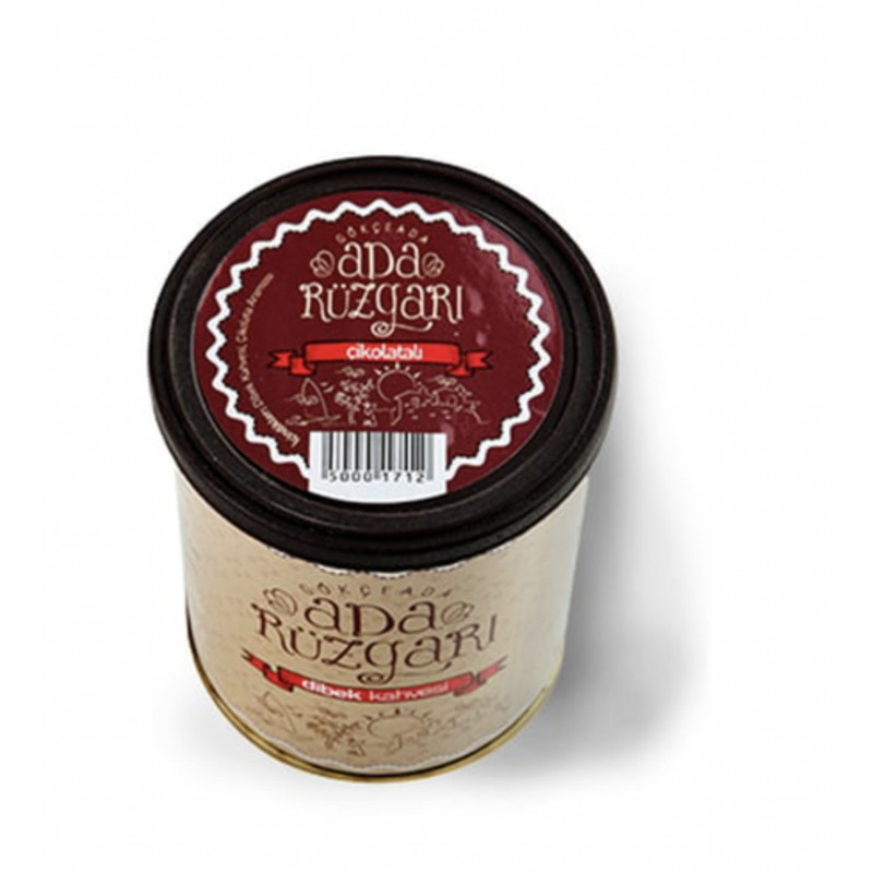 Ada Rüzgarı Gökçeada Çikolatalı Dibek Kahvesi Teneke Kutu