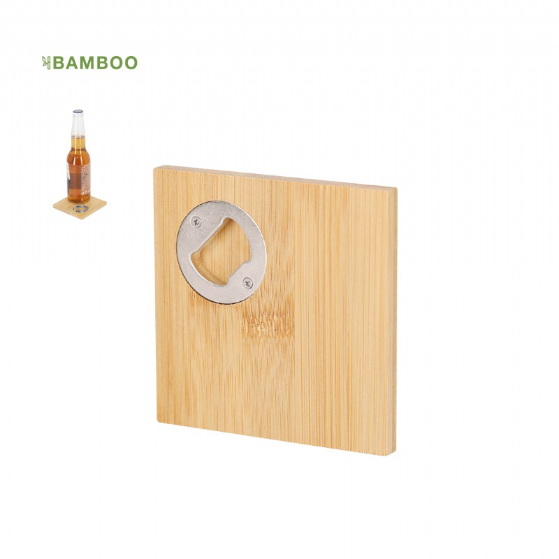 Bambu Bardak Altlığı ve Şişe Açacağı