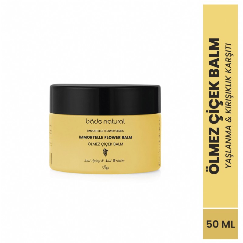Bade Natural Ölmez Çiçek Yaşlanma Ve Kırışıklık Karşıtı Yüz Balmı