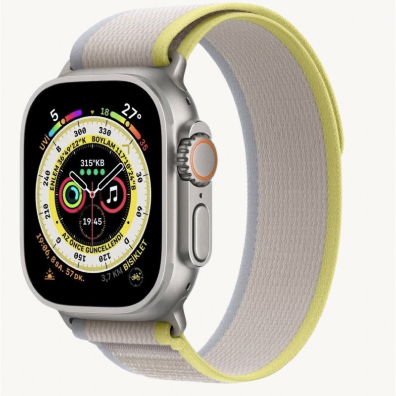 Kraftcover Trail Loop Örgü Dokulu Apple Watch Uyumlu Kordon