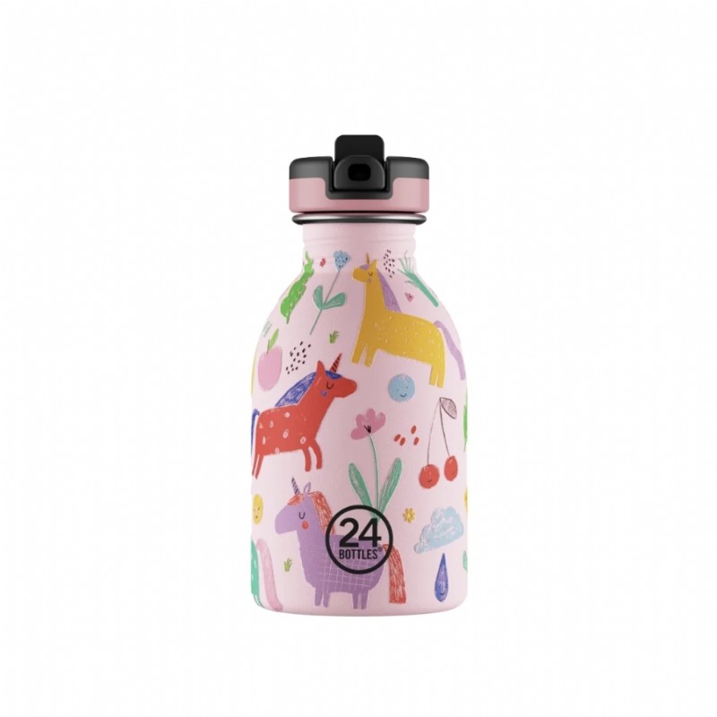 24 Bottles Kids Bottle Paslanmaz Çelik Çocuk Su Matarası 250 ml