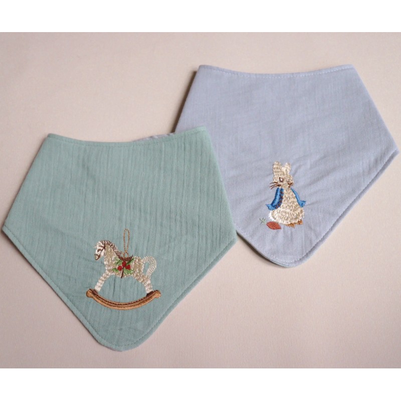 İlays Mabel Çift Taraflı Bebek Önlüğü 2'li Takım