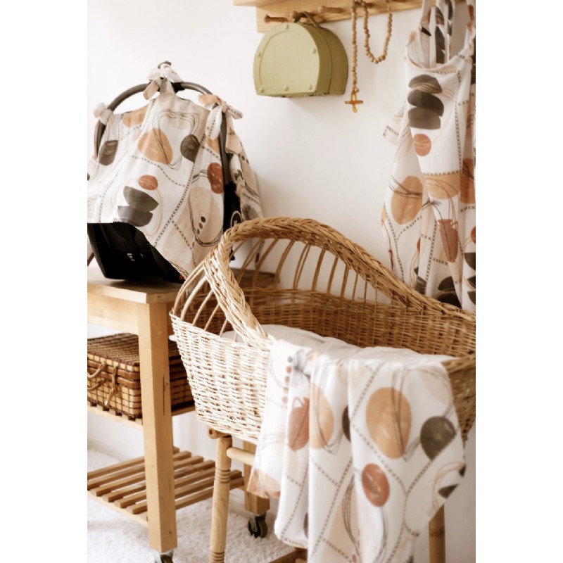 İlays Mabel Patchwork Müslin Örtü / Emzirme Örtüsü / Puset Örtüsü