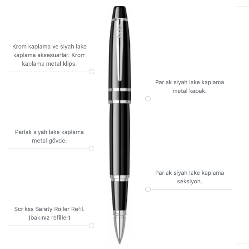 Scrikss Roller Kalem Havana 63