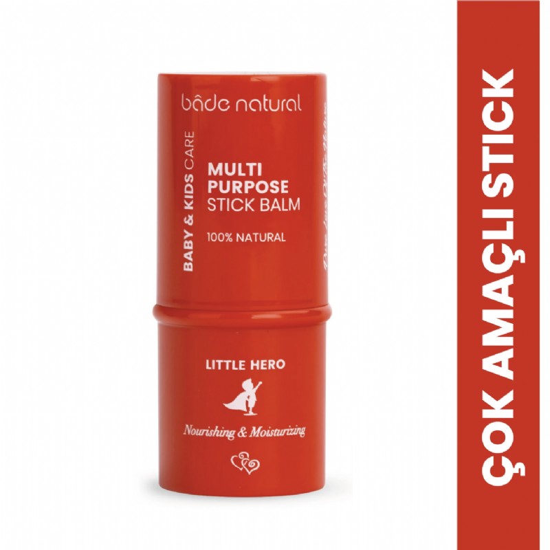 Bade Natural Little Hero %100 Doğal Stick Onarıcı ve Rahatlatıcı Çok Amaçlı