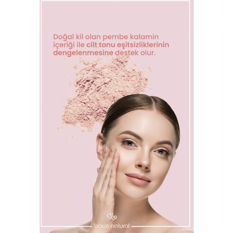 Bade Natural 50 SPF Ton Eşitleyici ve Cilt Aydınlatıcı Pembe Yüksek Korumalı Güneş Stick