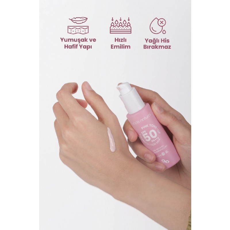 Bade Natural 50 SPF Ton Eşitleyici Güneş Koruyucu Süt