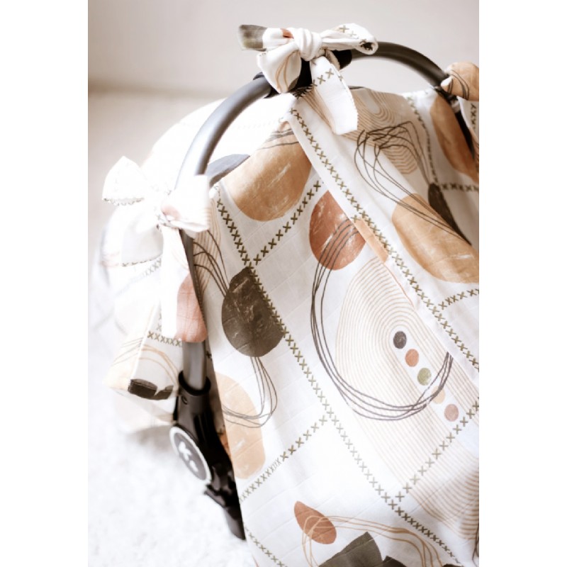 İlays Mabel Patchwork Müslin Örtü / Emzirme Örtüsü / Puset Örtüsü