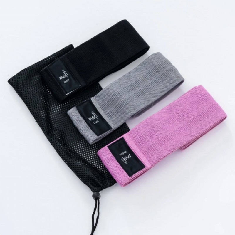 Join Meli 3'lü Fitness Spor Bacak-Kalça Direnç Bant Seti