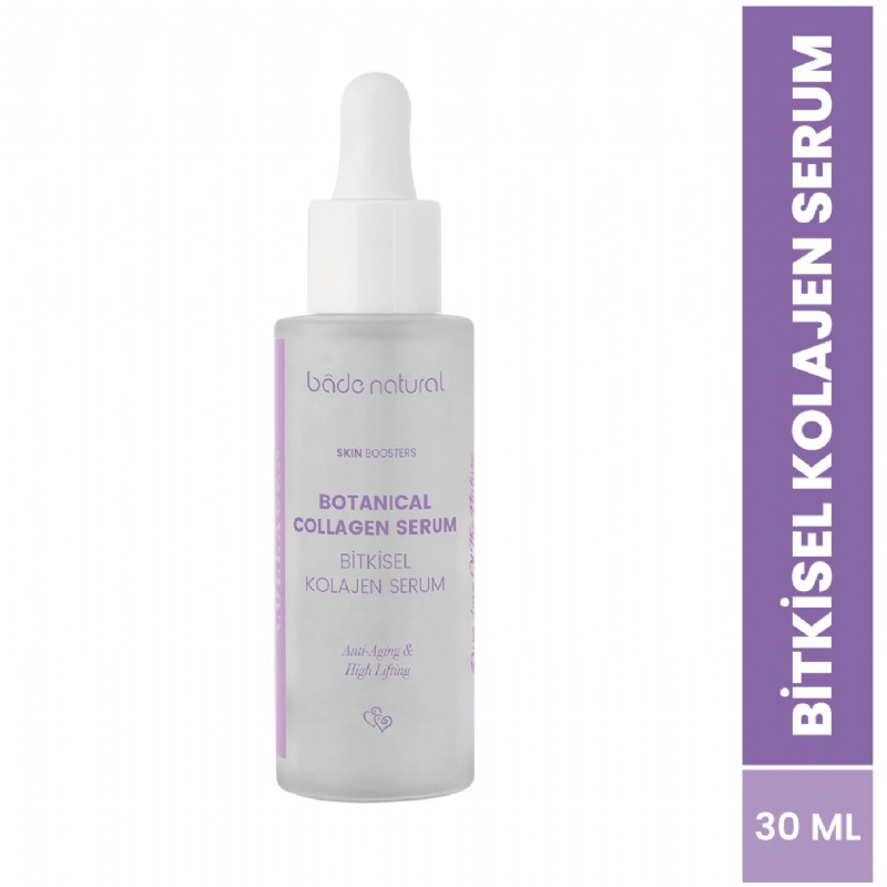 Bade Natural Bitkisel Kolajen Yüz Serumu Yaşlanma ve Kırışıklık Karşıtı