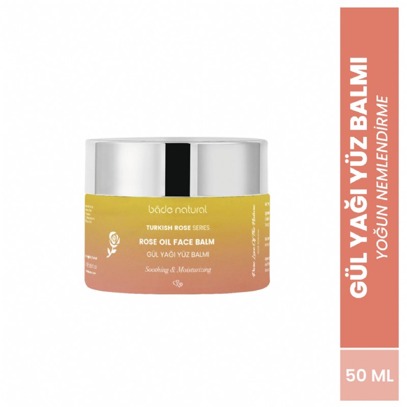 Bade Natural Gül Yağı Rahatlatıcı ve Antioksidan Yüz Balmı