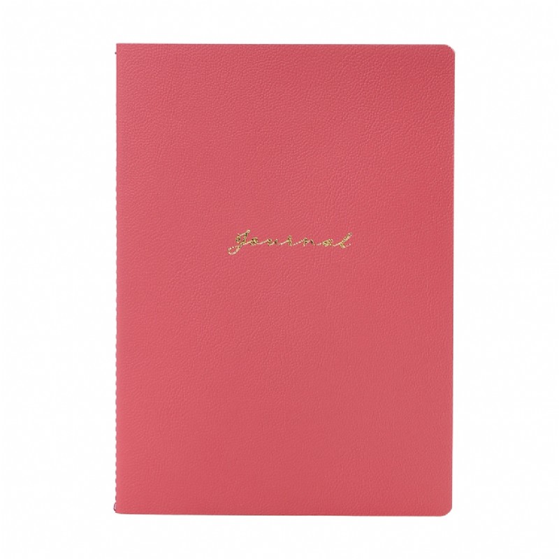 FULİQUE Vegan Deri Çizgili Defter