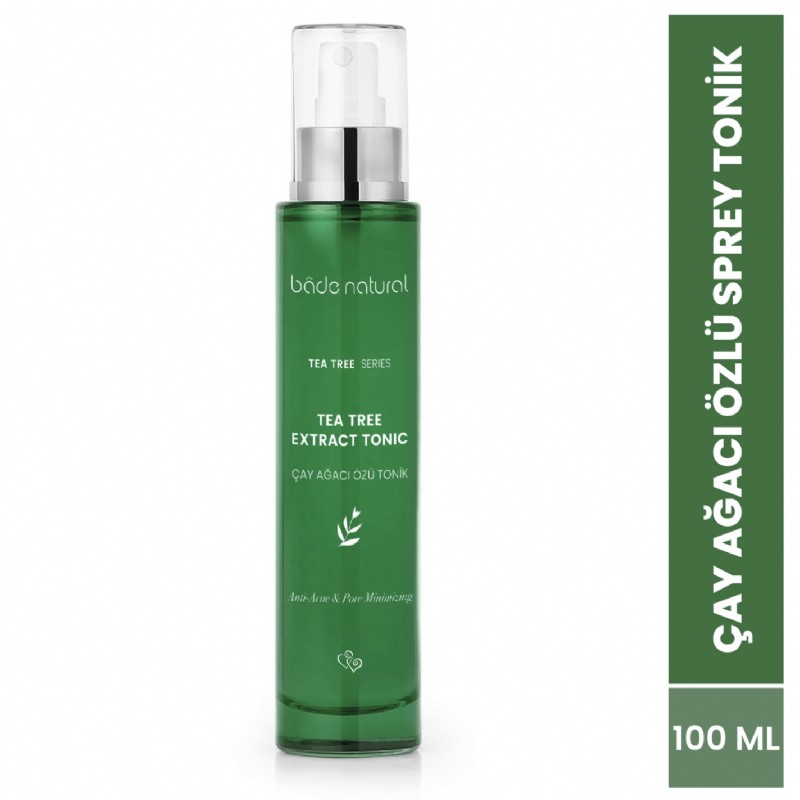 Bade Natural Çay Ağacı Akne Karşıtı Ve Gözenek Sıkılaştırıcı Arındırıcı Tonik