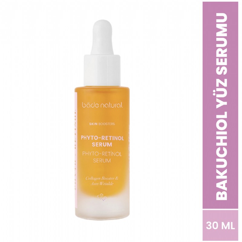 Bade Natural Bakuchiol Phyto Retinol Yüz Serumu Yaşlanma ve Kırışıklık Karşıtı