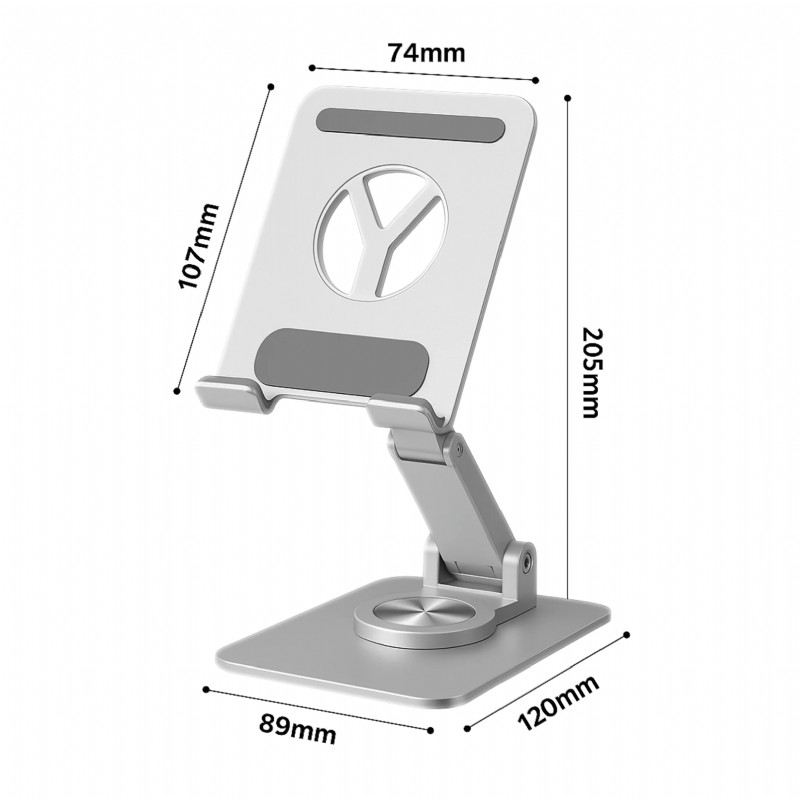 Kraftcover 360 Derece Dönebilen Çift Açılı Telefon Standı