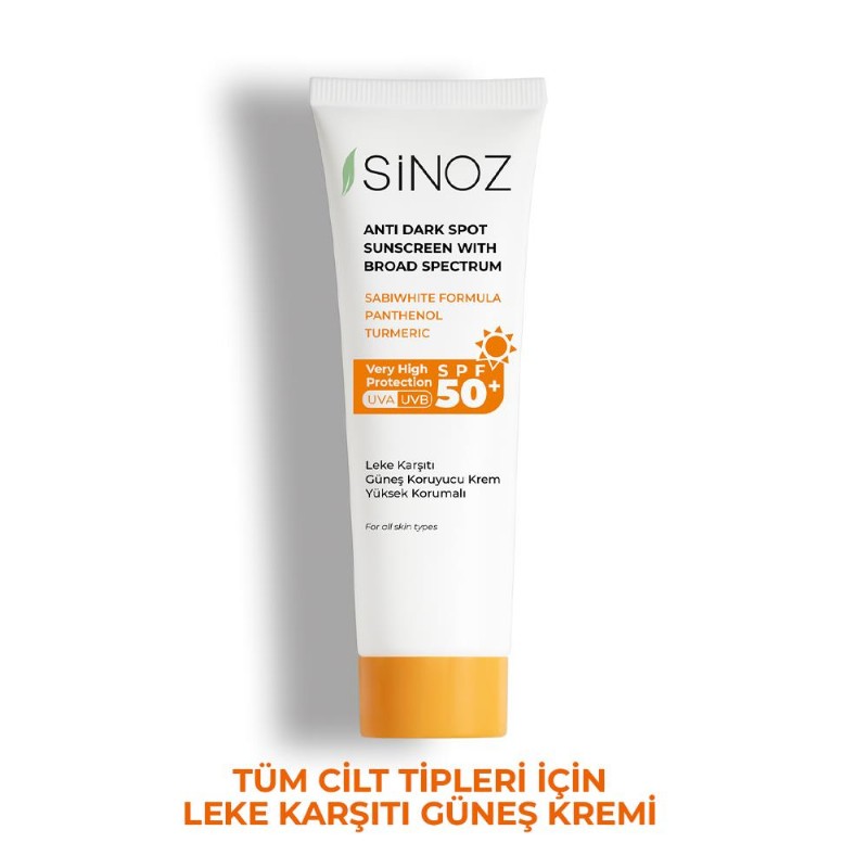 Sinoz Leke Karşıtı SPF50+ Güneş Kremi
