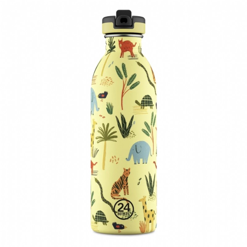 24 Bottles Kids Bottle Pipetli Paslanmaz Çelik Çocuk Su Matarası 500 ml