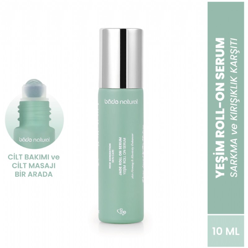 Bade Natural Yeşim Roll On Sıkılaştırıcı Yüz Masaj Serumu