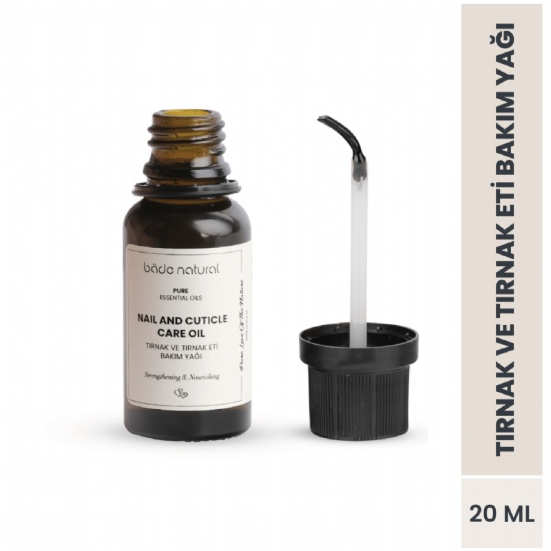 Bade Natural Tırnak ve Tırnak Eti Besleyici ve Güçlendirici Bakım Yağı %100 Doğal