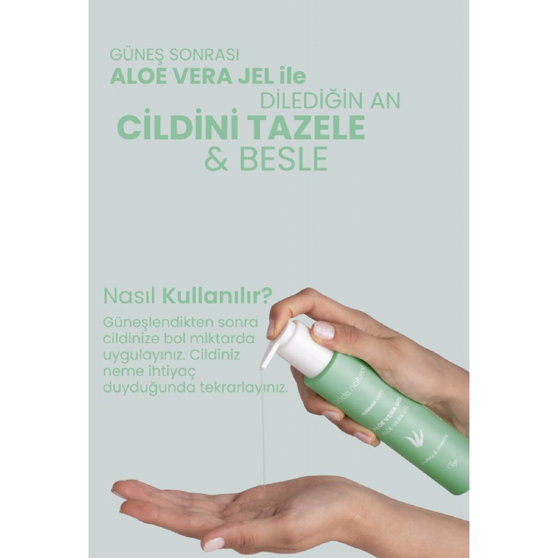 Bade Natural Aloe Vera Jel Güneş Sonrası Nemlendirici