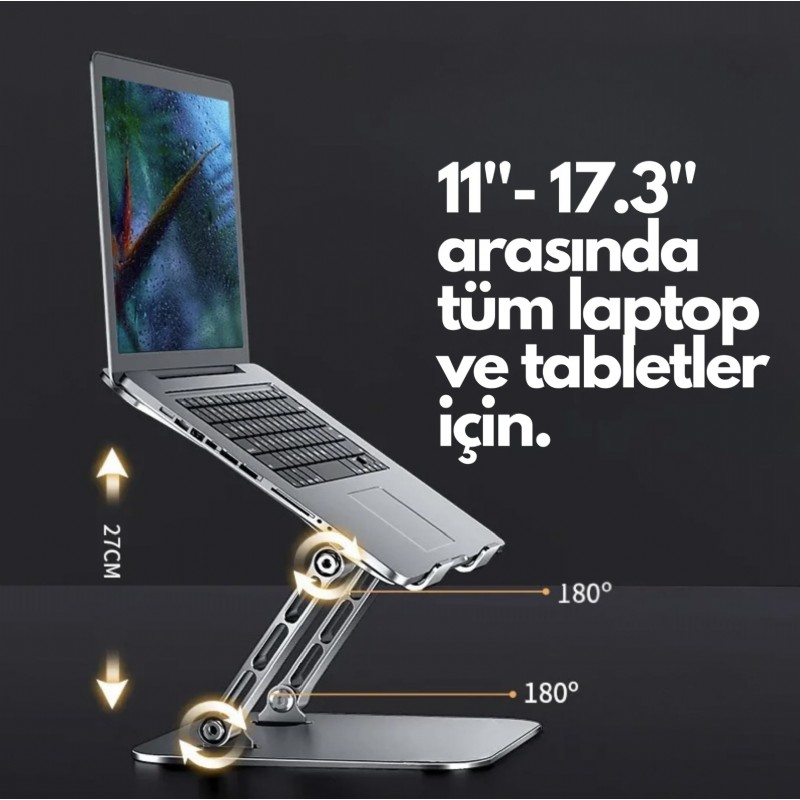 Kraftcover Çift Açılı Laptop Yükseltici Stand