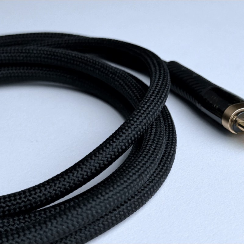 Kraftcover Örgü Dokulu Type-C Hızlı Şarj & Data Kablosu 100W - Led Işık Destekli