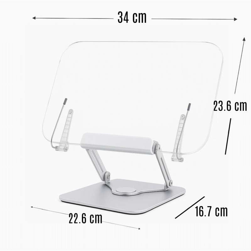 Kraftcover 360 Derece Dönebilen Kitap Tutucu Stand