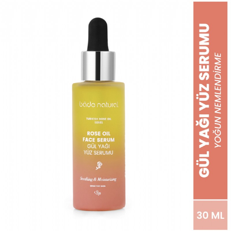 Bade Natural Gül Yağı Rahatlatıcı ve Antioksidan Yüz Serumu