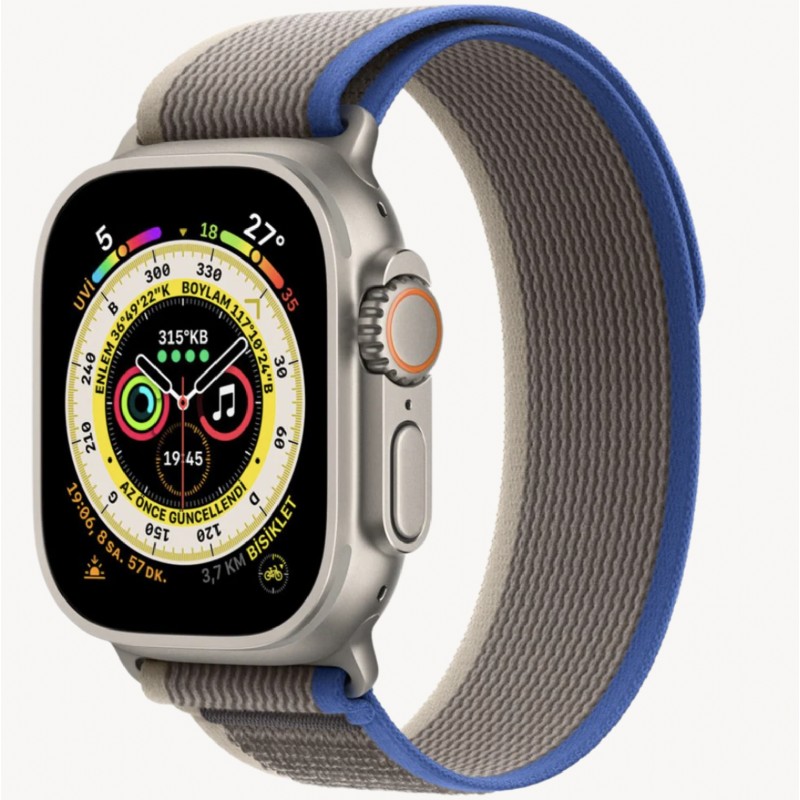 Kraftcover Trail Loop Örgü Dokulu Apple Watch Uyumlu Kordon