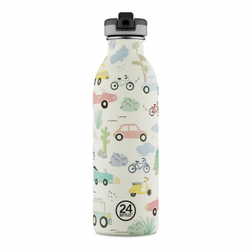 24 Bottles Kids Bottle Pipetli Paslanmaz Çelik Çocuk Su Matarası 500 ml