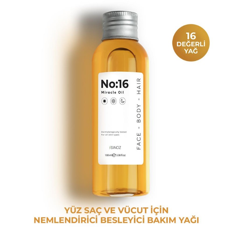 Sinoz No:16 Nemlendirici Besleyici Bakım Yağı