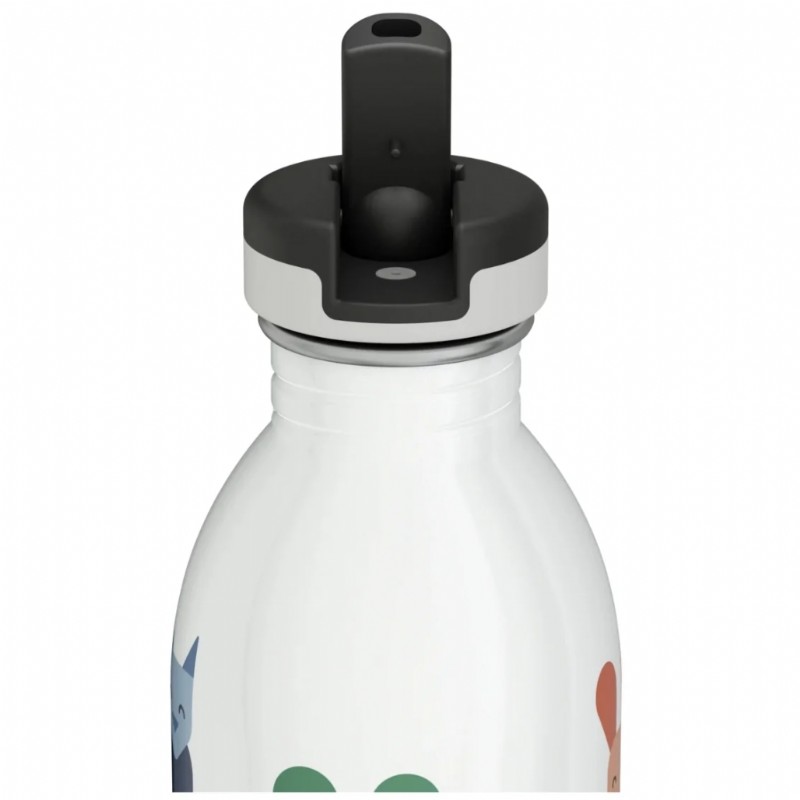 24 Bottles Kids Bottle Pipetli Paslanmaz Çelik Çocuk Su Matarası 500 ml